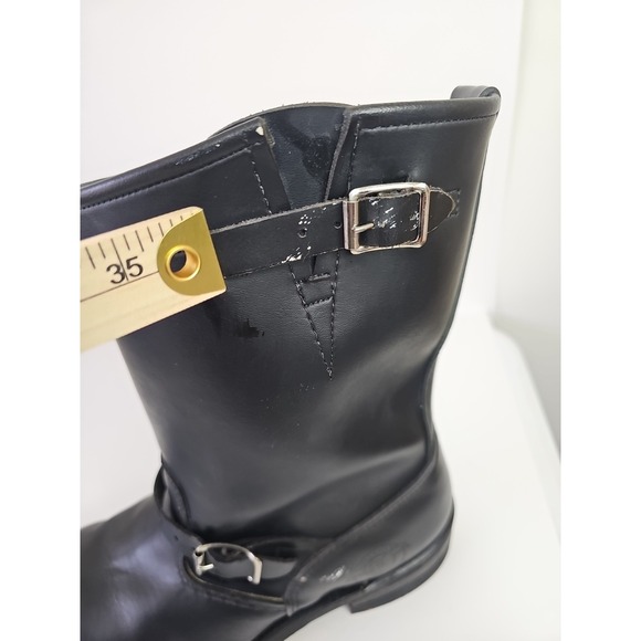 Vintage Brahma Steel Toe‎ Motorcycle Boots 13 USA Made Engineer Buckle main image 15